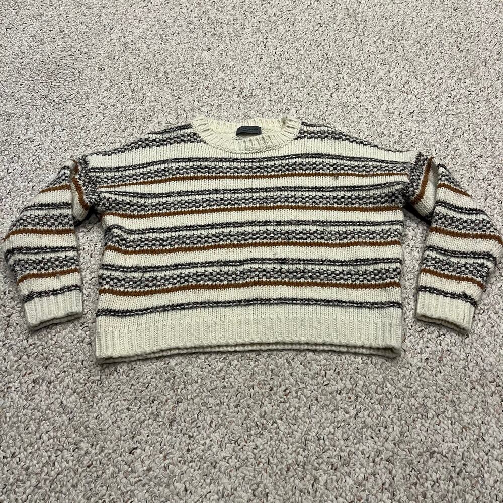 Anthropologie Elsamanda Alpaca Blend Sweater Sz S Fair Isle Nordic Preppy